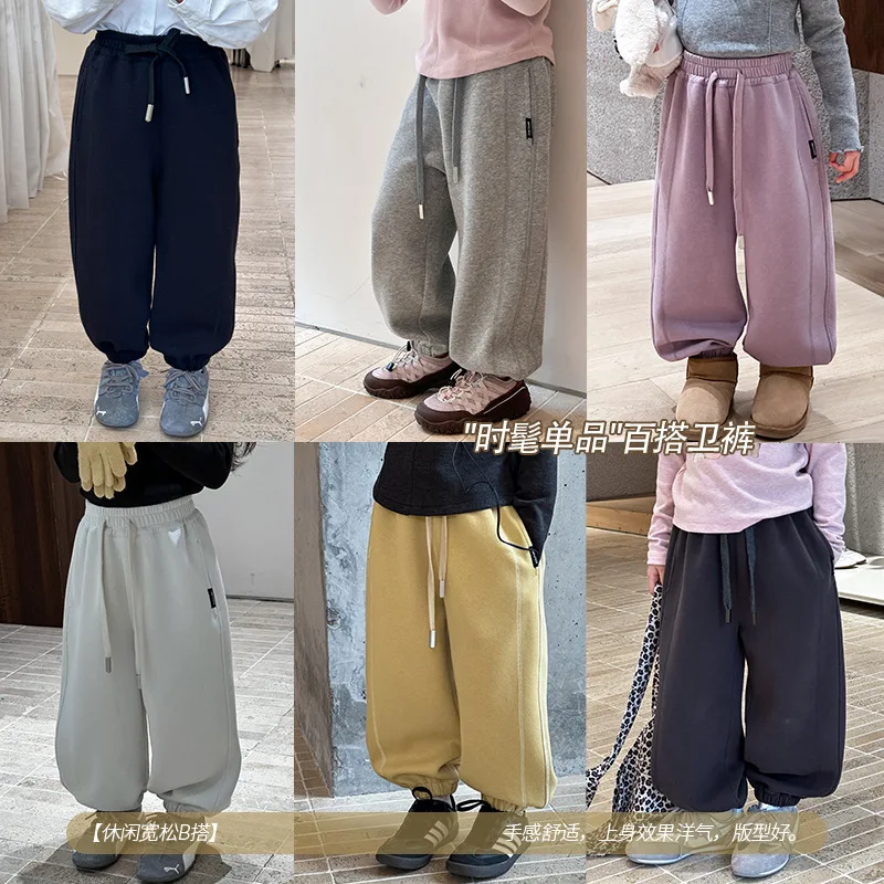 2025-outono-nova-moda-meninos-e-meninas-outono-estilo-coreano-calcas-soltas-criancas-composto-algodao-calcas-casuais-boutique