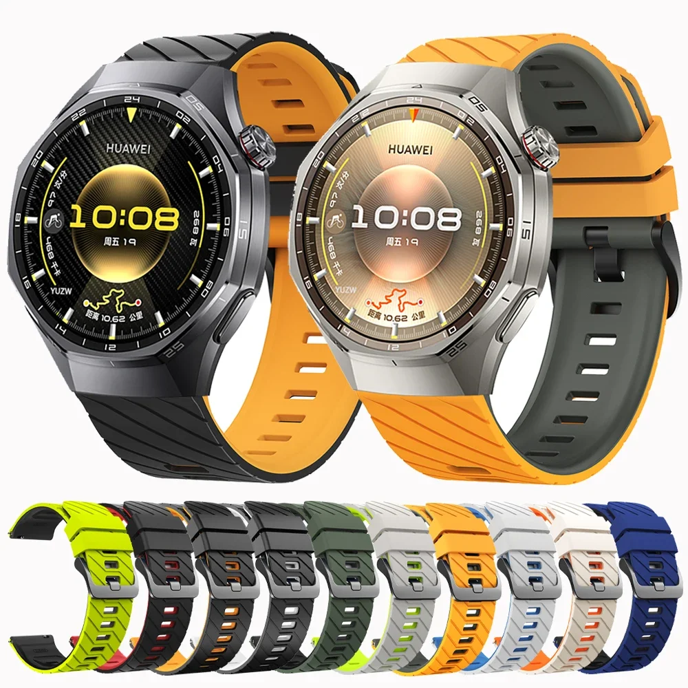 Silicone 22Mm Watch… - image