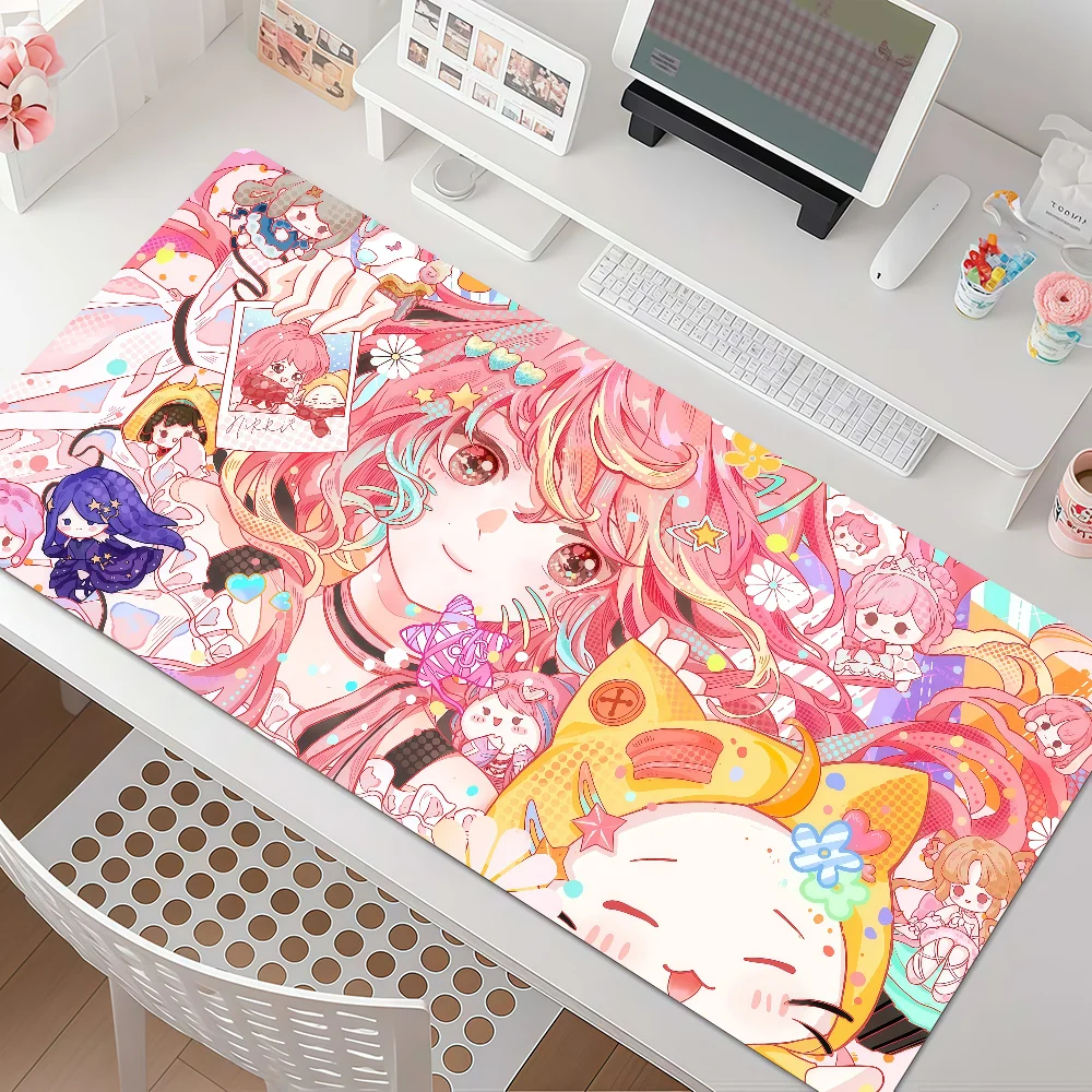 Game I-Infinity N-Nikki Mouse Pad Anti Slip Rubber Edge Locked Thickened Laptop Gaming Desk Mat
