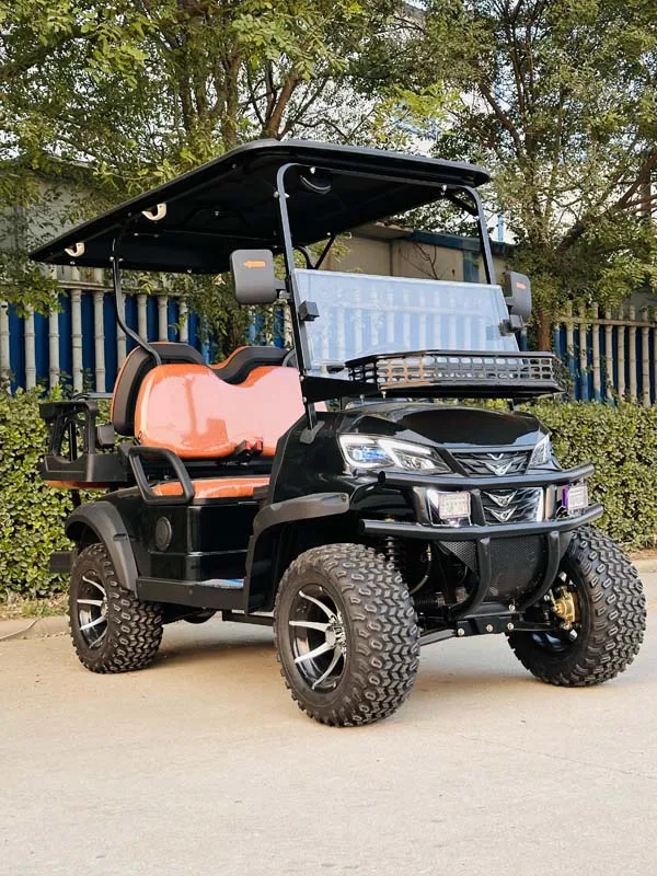 6 مقاعد بطارية ليثيوم عربة جولف الكبار سكوتر 48 فولت 60 فولت 72 فولت سيارة جولف كهربائية #2