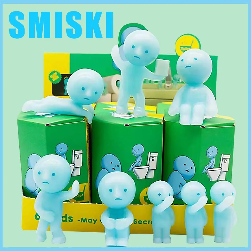 SMISKI ركن المخلوقات الصغيرة صندوق أعمى اللعب مضيئة قزم غرفة المعيشة مضيئة دمية الهدايا اللعب جمع الحلي