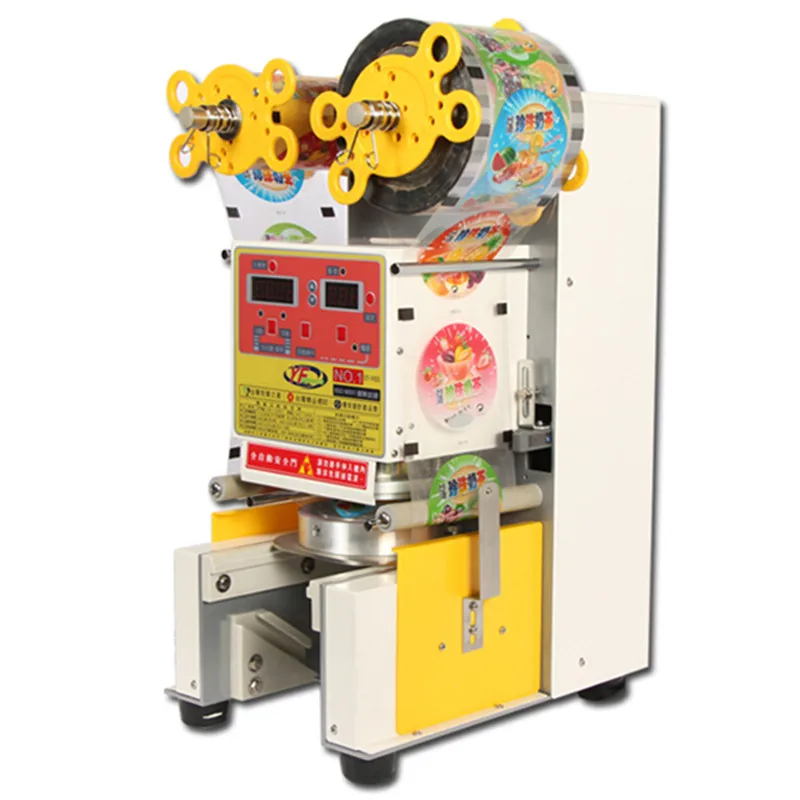 Hot sale disposable cup sealing machine/cup sealing machine