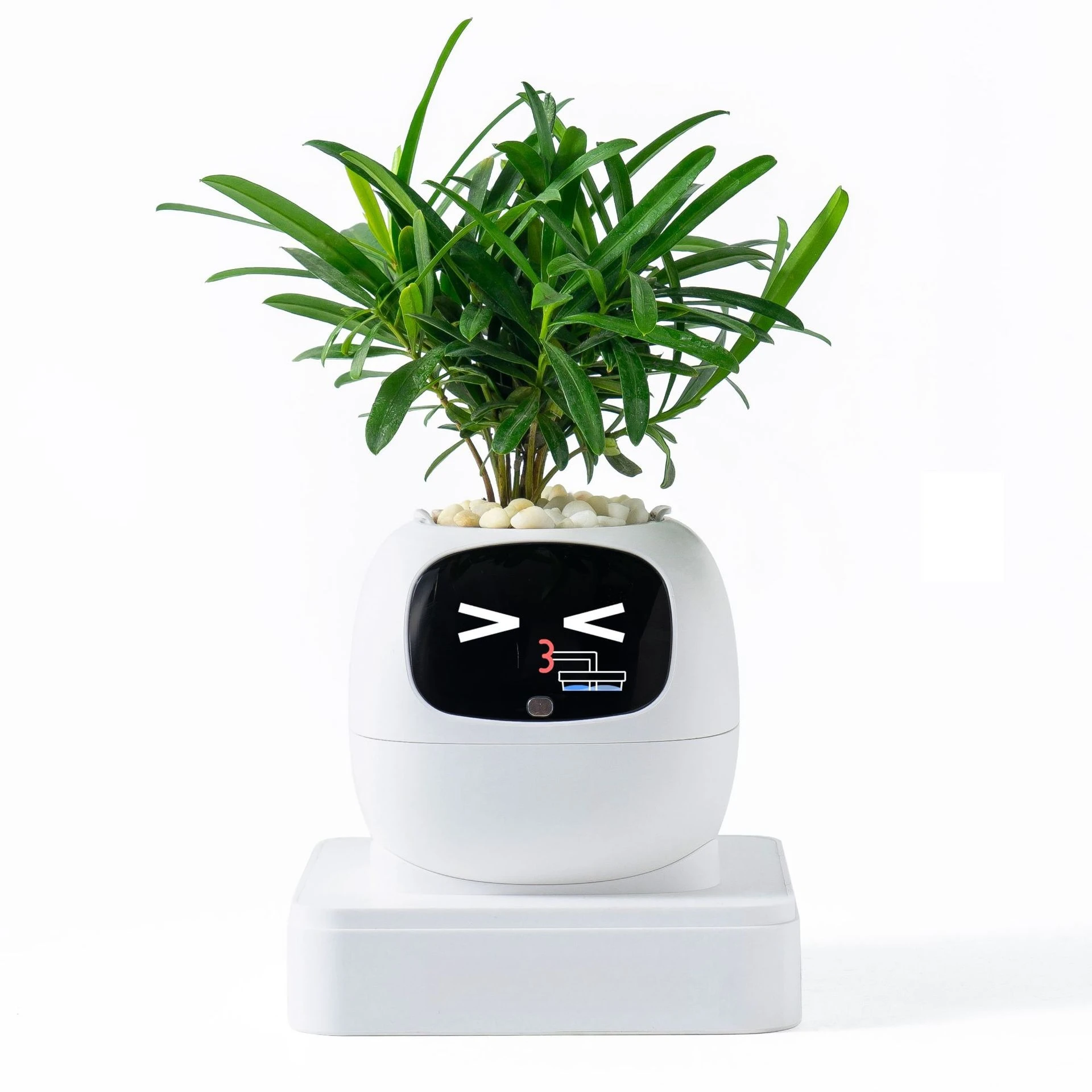 

Plant Pet Robot AI Electronic Pet Healing Desktop Decor Toy Creative Holiday Gift For Kids Adults Desk Ornament-without plants