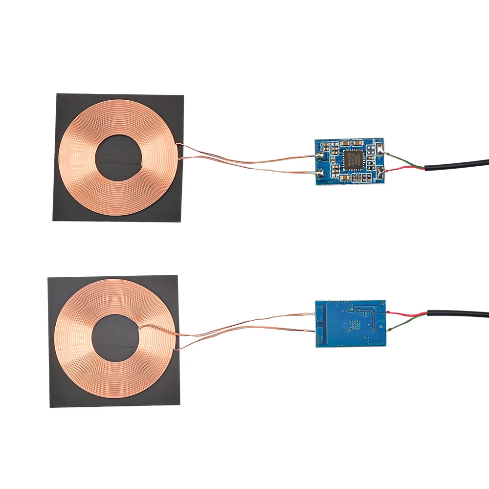 Mini Wireless Charger Module Receiver PCBA Circuit Coil Board 3W Standard Power Bank Charging For iPhone HUAWEI CE/FCC/ROHS