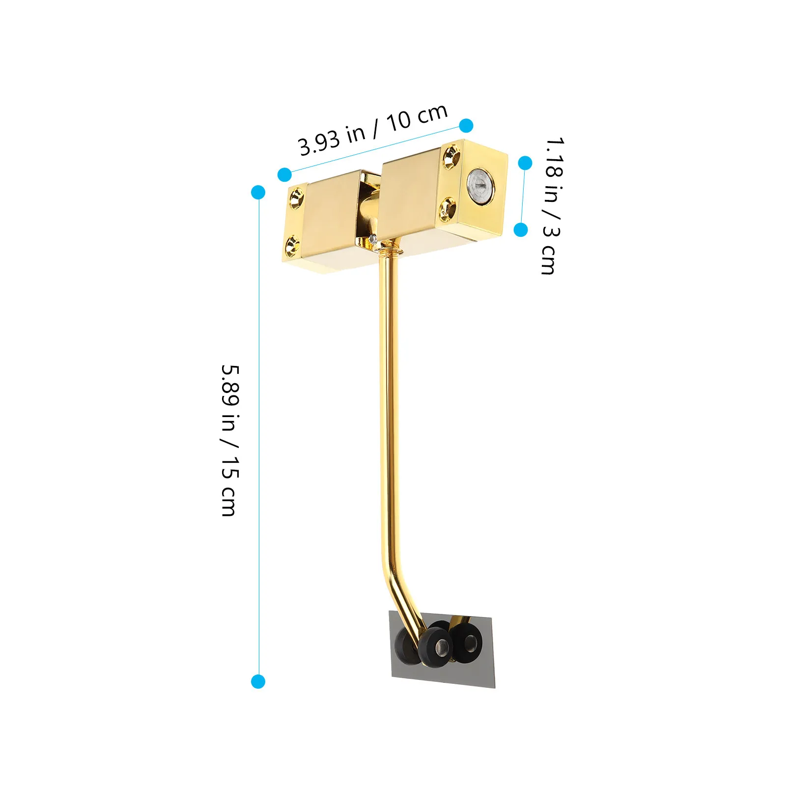 1Set Heavy Duty Spring Loaded Door Closer Zinc Alloy Auto Close Buffer for Residential Commercial Doors Screen Door Closer Self