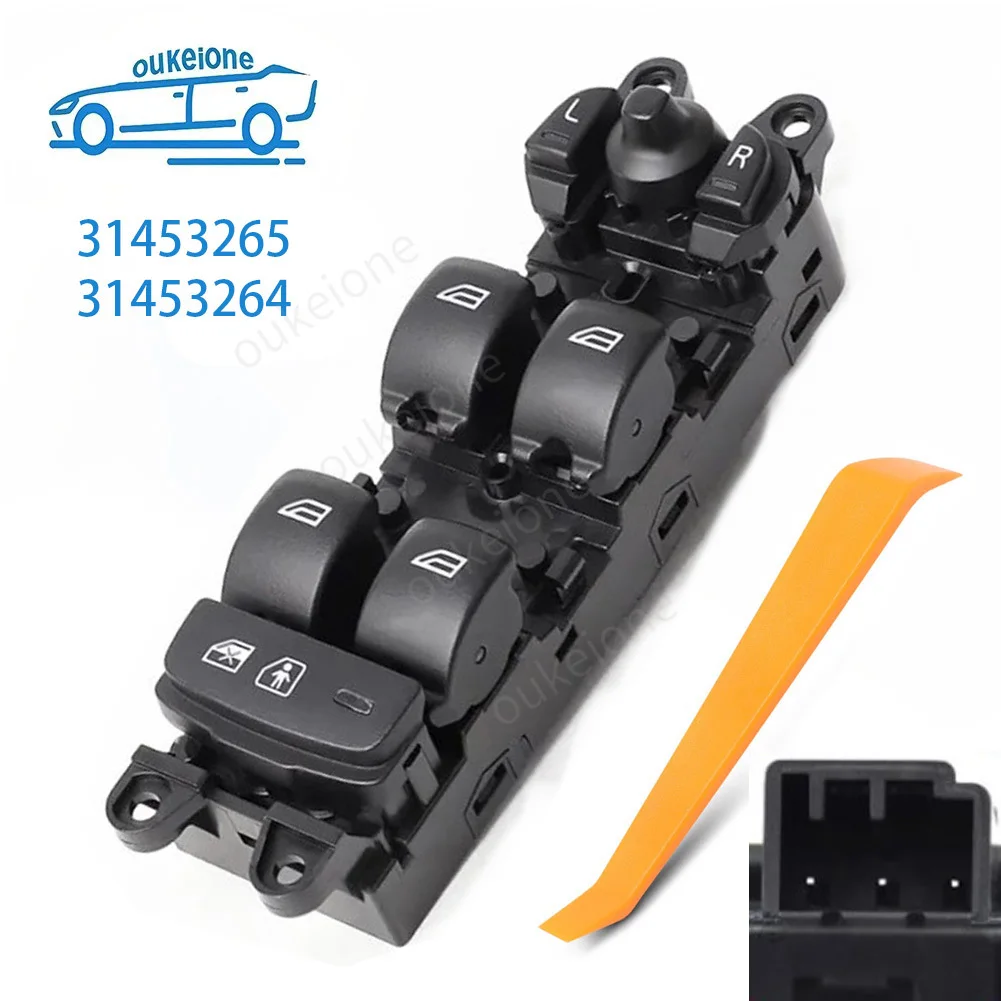 For Volvo S60 V60 XC60 2009 2010 2011 2012 2013-2018  Car Electric Power Window Switch Lifter Control Button 31453265 31453264