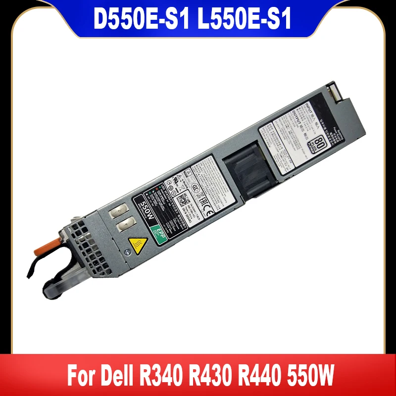 

Original For Dell R340 R430 R440 DSS1500 550W Switching Power Supply 0034X1 0X185V 0NCNFF L550E-S1 D550E-S1 High Quality