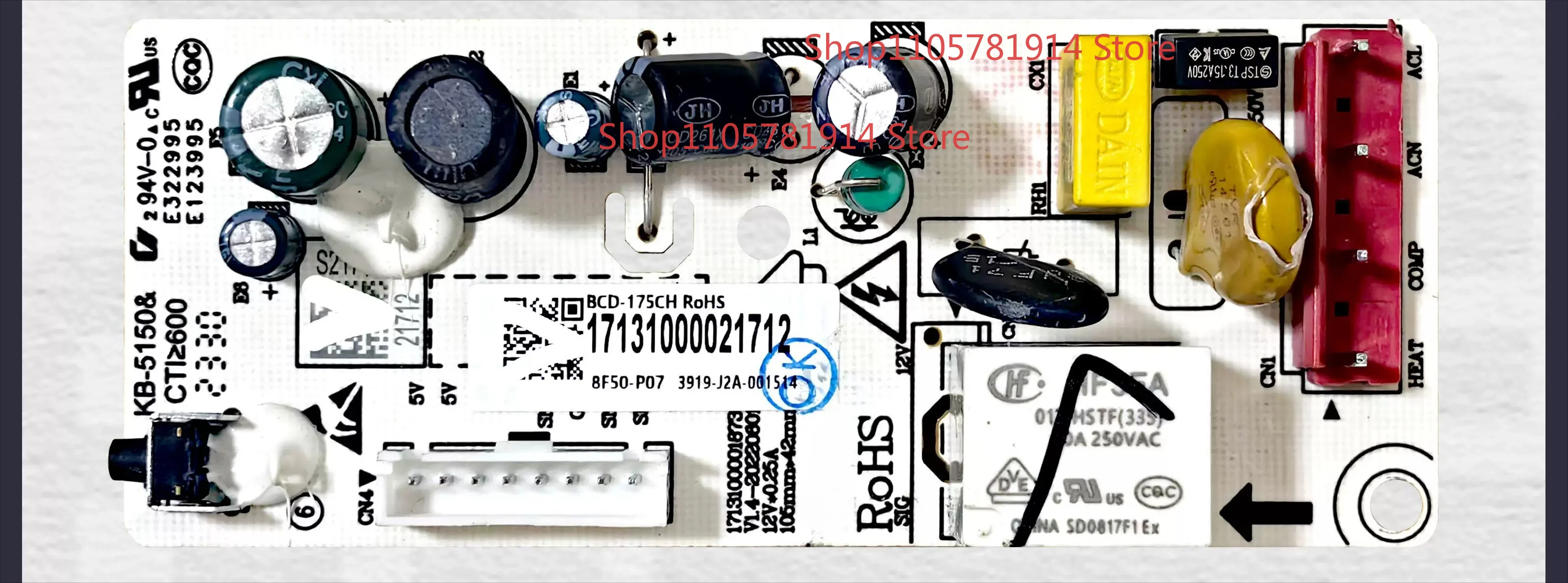 For Midea Refrigerator BCD-175CH 172CM 176L 175CM Main Control Board Computer Board 17131000021712