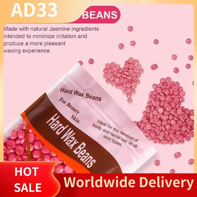 2025 New300g Waxing Wax Beans For Hair Removal Full Body Hot Film Hard Depilatory Wax Beads For Wax Heater Machine Easy To Use H
