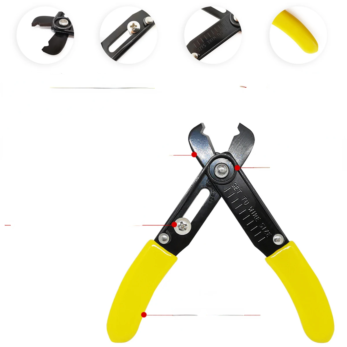 Mini Jewelry Pliers Needle nose pliers Bag Chain Pliers Splitter Bag Chain End Cutting Plier for Zipper Install Stop Repair Kit