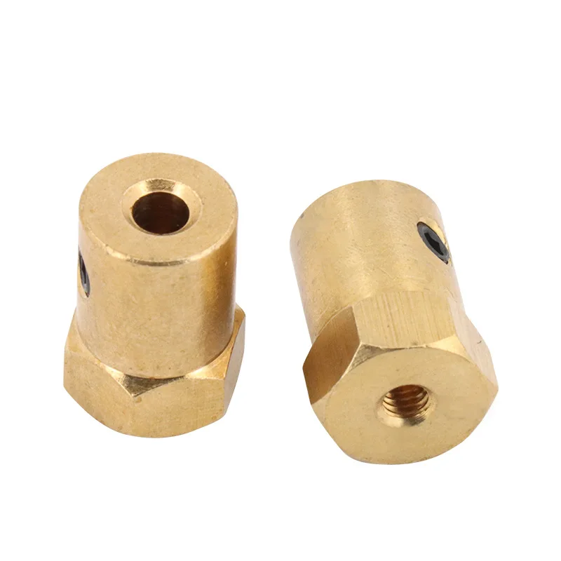 Raccord D'accouplement En Laiton Pour Arbres Moteur - Tailles 2 à 6mm