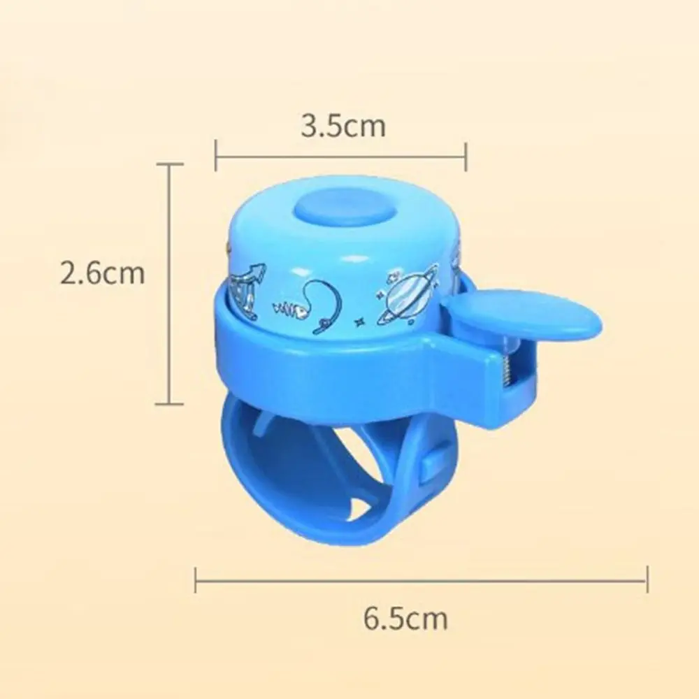 Timbre bicicleta infantil multicolor con dibujo animado y anillo - imagen 3