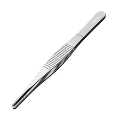 Stainless Steel Tweezers with Straight Tip Precision Tweezers Forceps for Craft Repairing Nail Art Jewelry Making