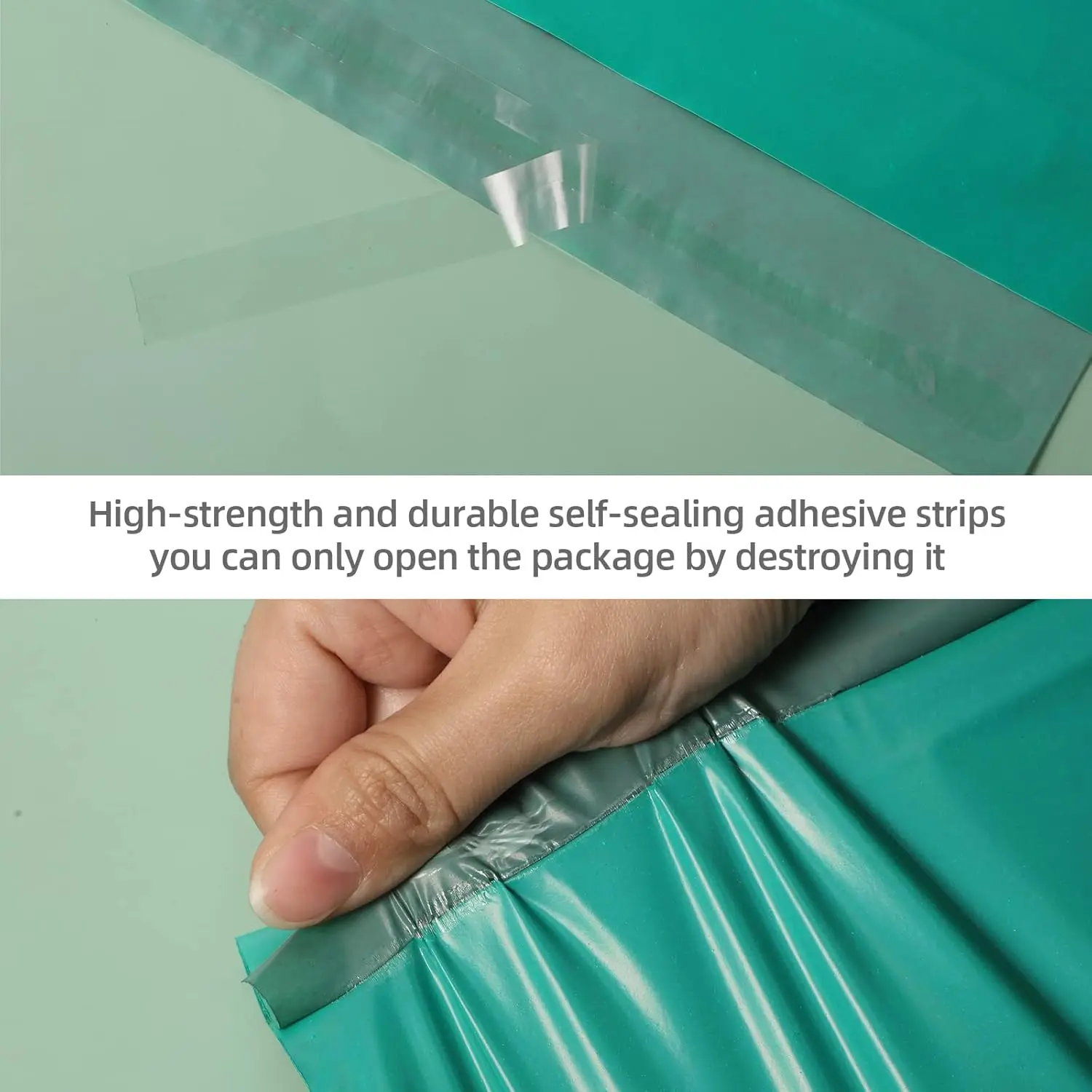 أكياس التعبئة والتغليف الخضراء السريعة أكياس السريعة السميكة متعددة الأغراض مقاومة للماء ومتينة مثالية لتخزين مستندات الملابس النظيفة