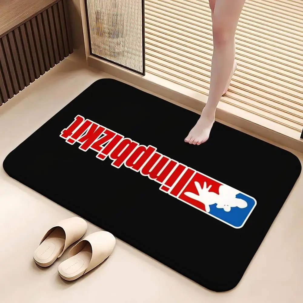 Rock Band Limp Bizkit New Old Songs Carpet Bathroom Anti-slip Mat Door Mat Entrance Door Mat Scratch-resistant Door Mat