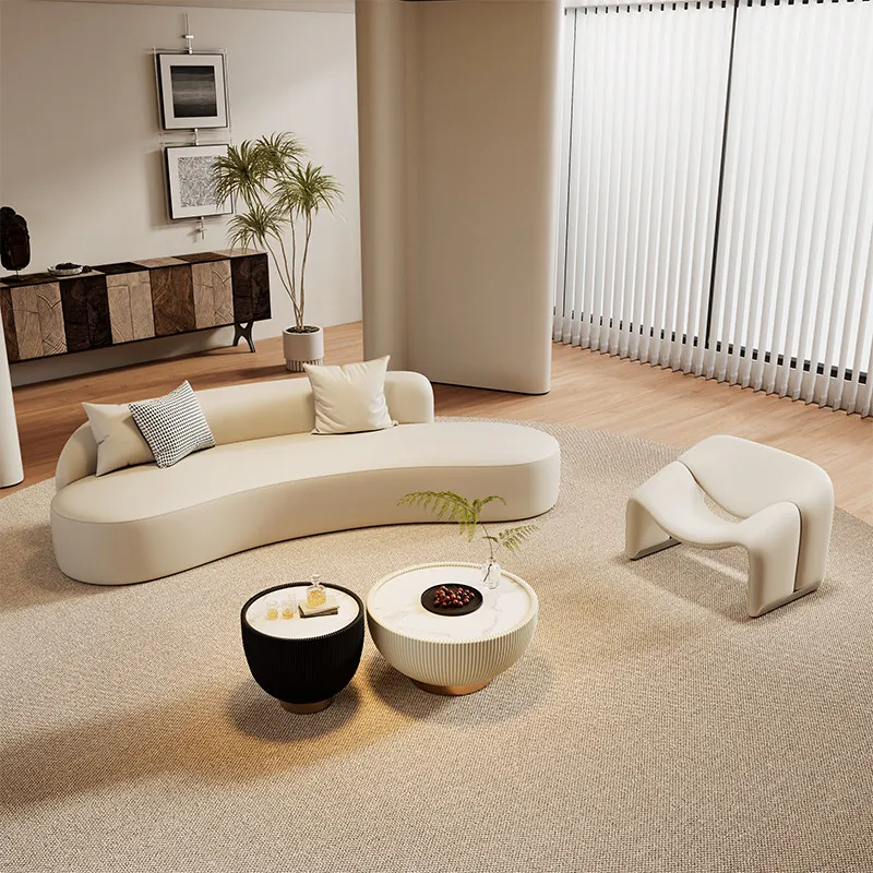 it-Small Designer Set Sectional Sofa Store Salon Office Reception Area with Sponge Filling Living Room Sofas-