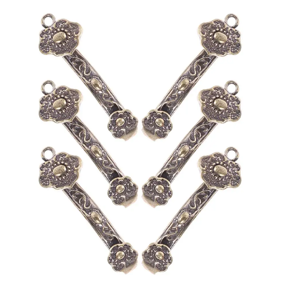 

6 Pcs Auspicious Keychain Purses Charm Decorative Keychains Bag Accessories Cute Miss
