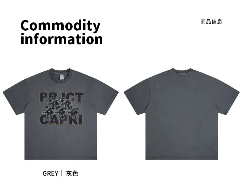 SUPER WAY T-Shirt Light Emitting Iron-On Rhinestone Letter Print Crew Neck for Casual Wear F565