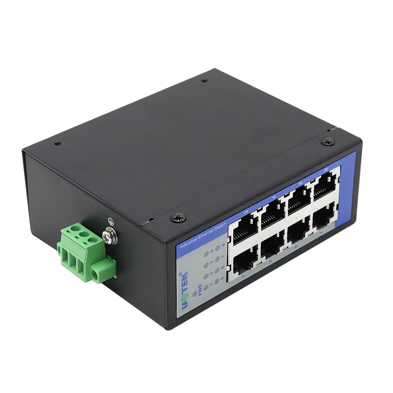 Switch Ethernet não gerenciado de 8 portas UOTEK UT-6408CA 100M