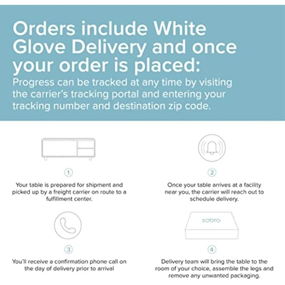 Coffee Table with Built in Fridge, Speakers, Outlets, LED Light, and More - White