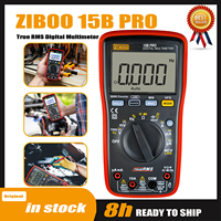 ZIBOO 15B PRO 17B PRO True RMS Digital Multimeter,for Electrical Applications Along with Resistance Continuity Diode Capacitance
