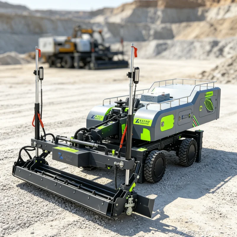 Customized Concrete Laser Screed Ride On Screed Walk Behind Screed High Precision Leveling Large Area Concrete Paving