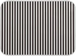 Black Striped White Dish Drying Mat for Kitchen Absorbent Microfiber Drying Pad Dish Mat 24
