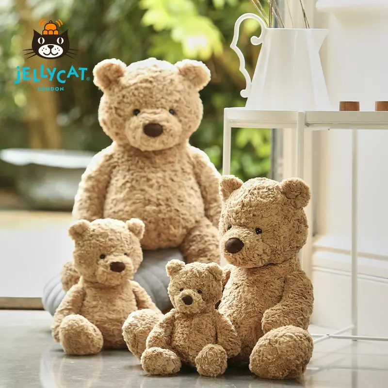 

Оригинальный плюшевый медведь Jellycat Bumbly Bear из Великобритании, большой, очень мягкий, уютный, игрушка-компаньон для малышей, прекрасный подарок для детей