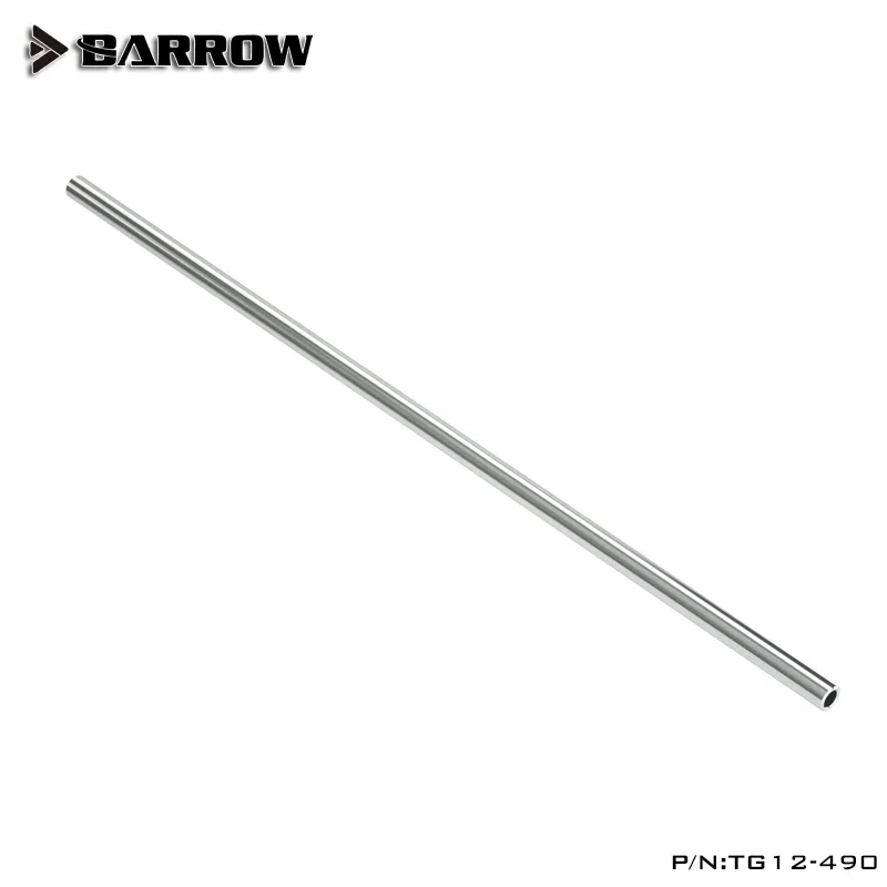 

BARROW Silver OD12MM 490MM Metal Hard Copper Tube For Computer Water Cooling Loop Build,TG12-490