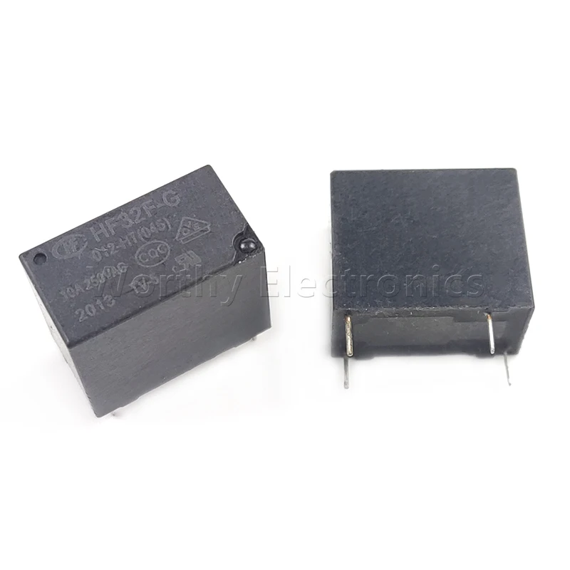 Free Shipping 10pcs/lot HF32F-G 012-HS HT 10A 250VAC 12V SJ-S-112DM 4pin Small Relay