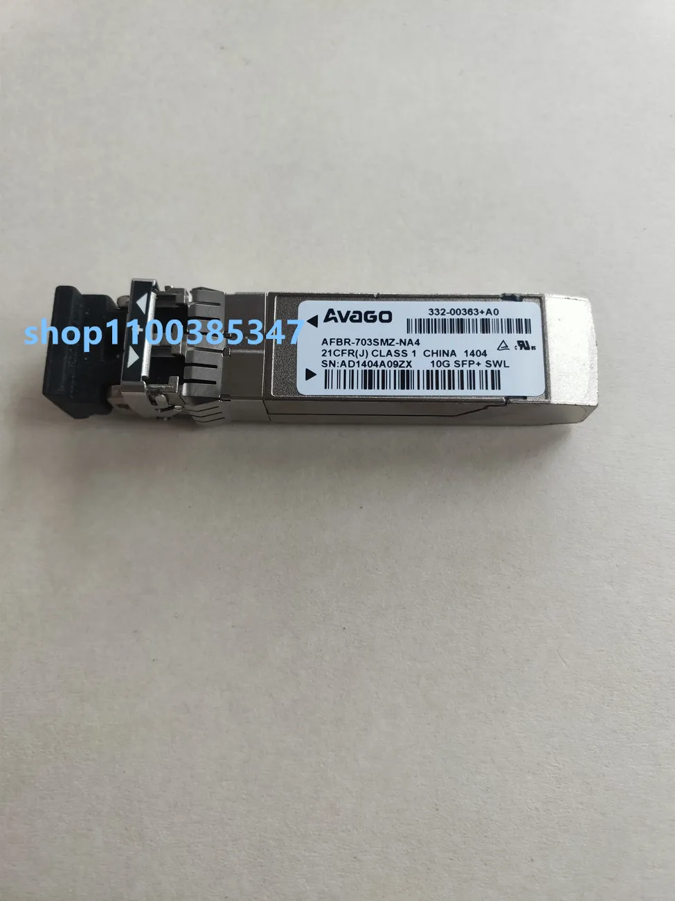 

AVAGO Fiber Transceiver 10GB SFP AFBR-703SMZ-NA4/332-00363+A0/10G SFP+SWL Multimode Dual Fiber Transceiver Module