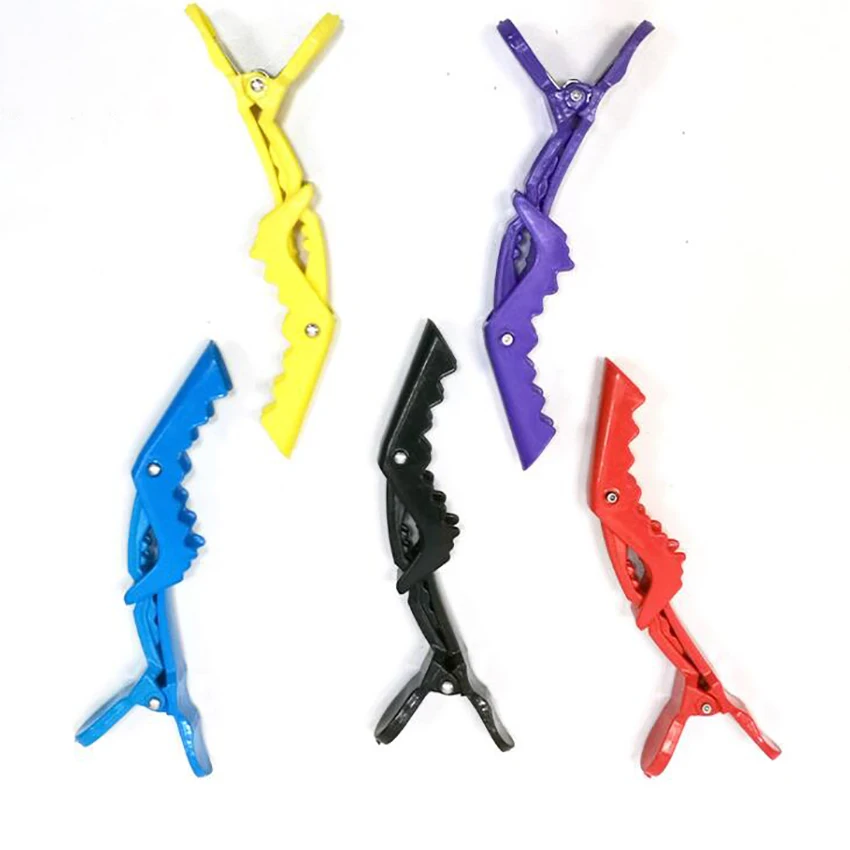 Women Styling Hair Clip Professional Alligator Plastic Hair Sectioning Clips Durable Alligator Hair Clip with Nonslip Grip