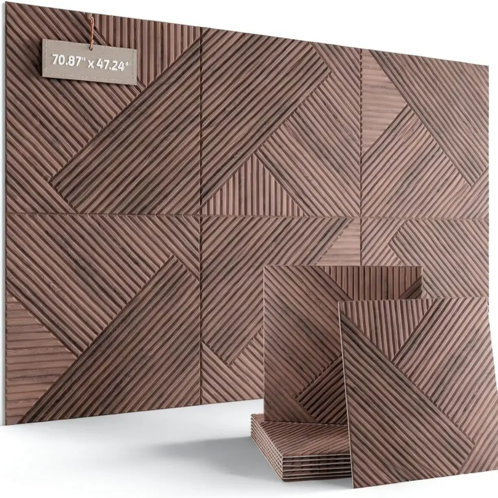 Soundproof Acoustic Felt Tiles Polyester Fiber Board Self Adhesive Wall Decoration Insulation Panels Office Background