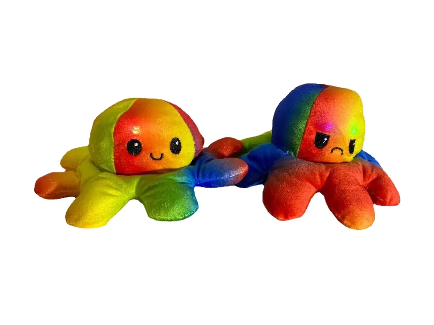 Octopus happy-sad toys- Pop powder Toy- It Octopus two-side Burbuja Mood kawaii POP items Octopus Plush Decoration angry pulpo