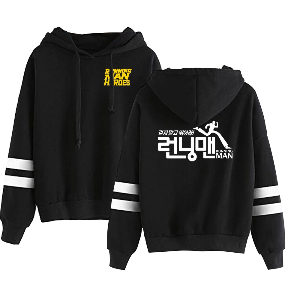 Hoodie kustom pria/wanita/pria, Hoodie lari realitas TV, Sweatshirt bertudung lengan panjang kasual beragam pakaian jalanan