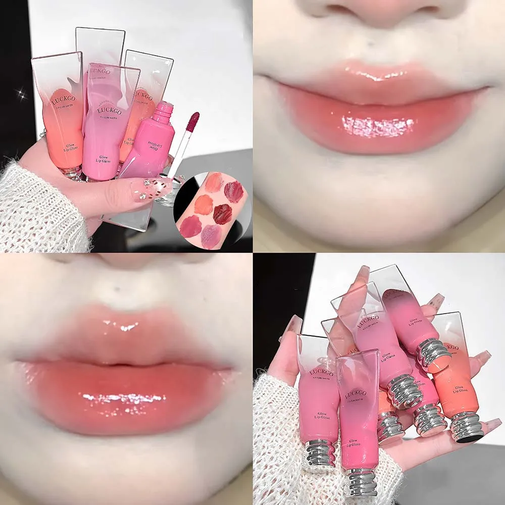 Water Plump Glaze Lip Gloss Moisturizing Mirror Finish Non Sticky_voghion.com