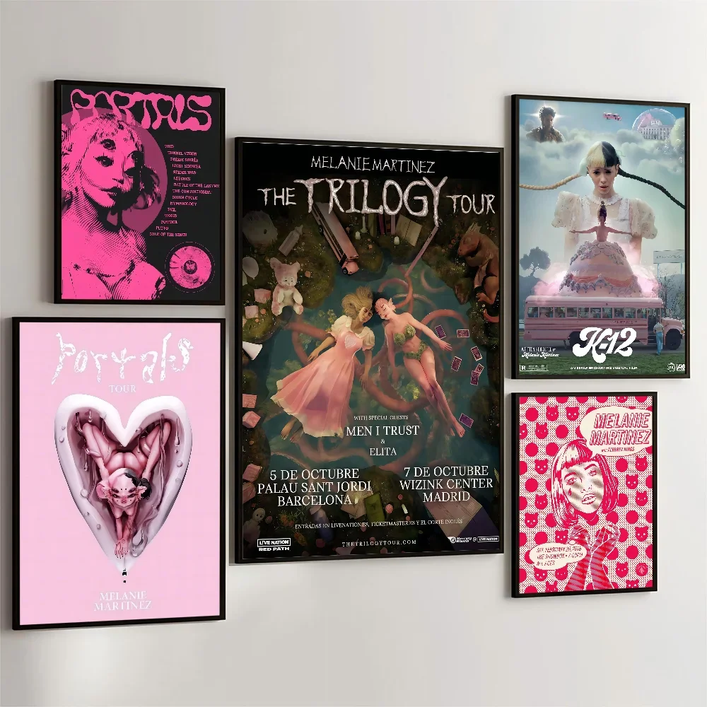 1PC Melanie Martinez 2023 New Music Movie Sticky Posters Retro Kraft Paper Sticker DIY Room Bar Cafe Aesthetic Art Wall Painting