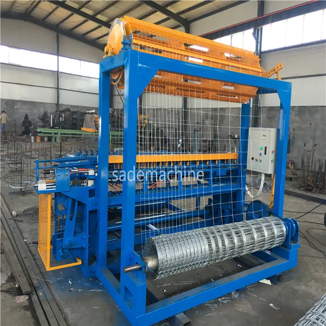Full Automatic Farm Field Fencing Machine for Grassland tle Cages-High Efficiency Wire Mesh Making Machine