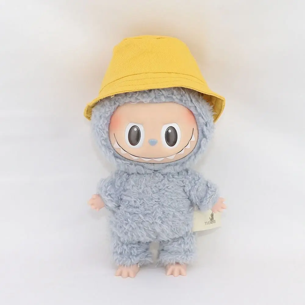 Accessories Multi-color Labubu Hat 17cm Labubu 10cm Doll Doll Hat Hand-made Multiple Styles Fisherman Hat Birthday Gifts