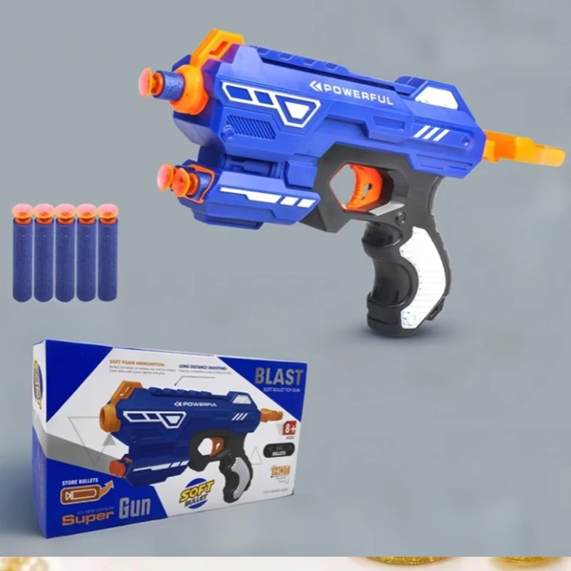 Hot Adult Manual Soft Bullets Toy Gun Kits For Nerf Darts Toy Pistol Gun Long Range Dart Blaster AdultToys Xmas Gift
