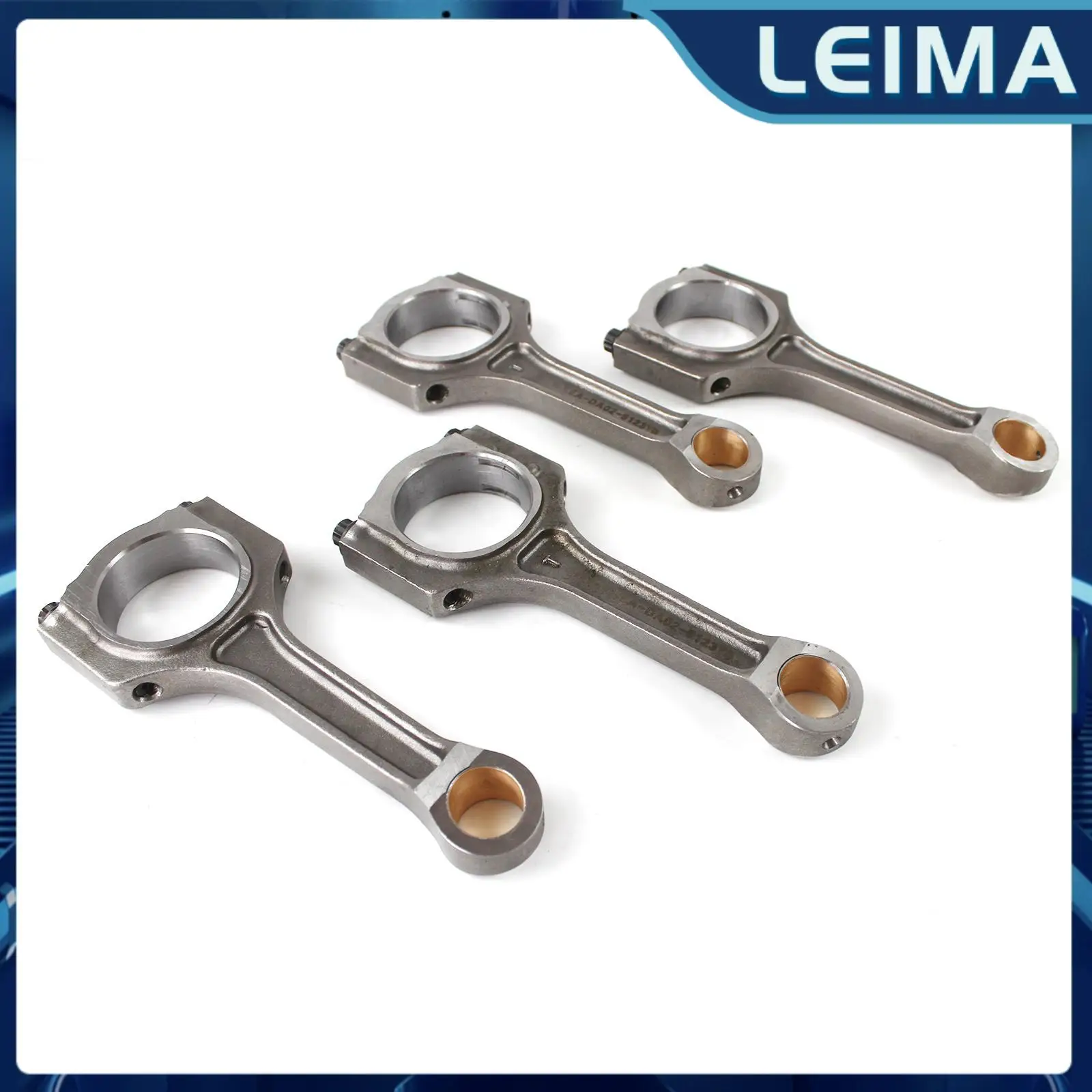 

4pcs Connecting Rod Assembly 23510-2G440 For 12-16 Hyundai Genesis Coupe Kia Optima Sorento 2.0L New one-year warranty