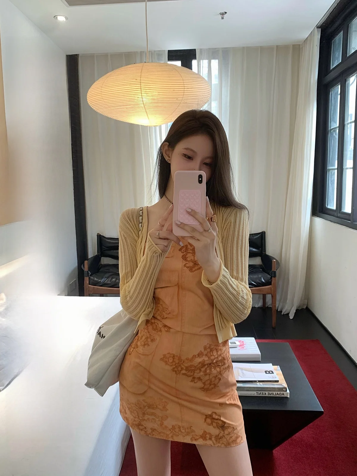 Cómoda Blusa Fina de Punto de Lino de Color Liso para Mujer IUIU ONLINE Daily Heart Match Versión Coreana con Cuello en V