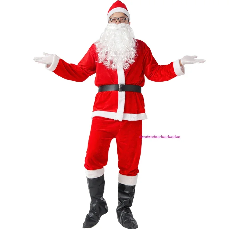 

Santa Claus Costume Men's Clothes Women's Santa Claus Suit Adult Cos Dress Up