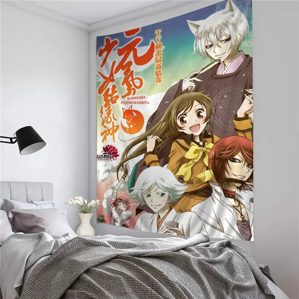 Kamisama Kiss anime Cartoon Tapestry Art Science Fiction Room Home Decor Wall Hanging Sheets