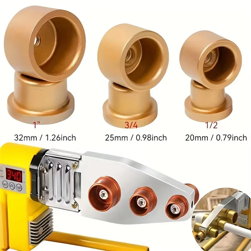 A95I-طرف لحام غير لاصق يسيح بالحرارة أنبوب لحام ساخن طرف مريح مقبض 1/2 بوصة 3/4 بوصة 1 بوصة أنبوب سباكة #4