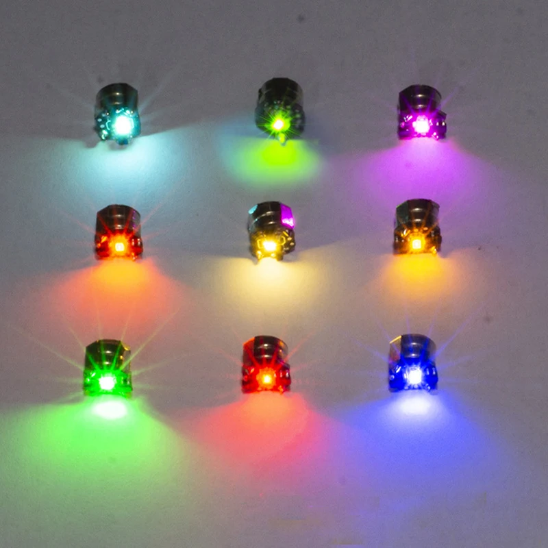 1Pc Mini Magnetic Led Lamp Toys For Action Figures/Car Model Modification Light DIY Model Making With Batteries And Magnet