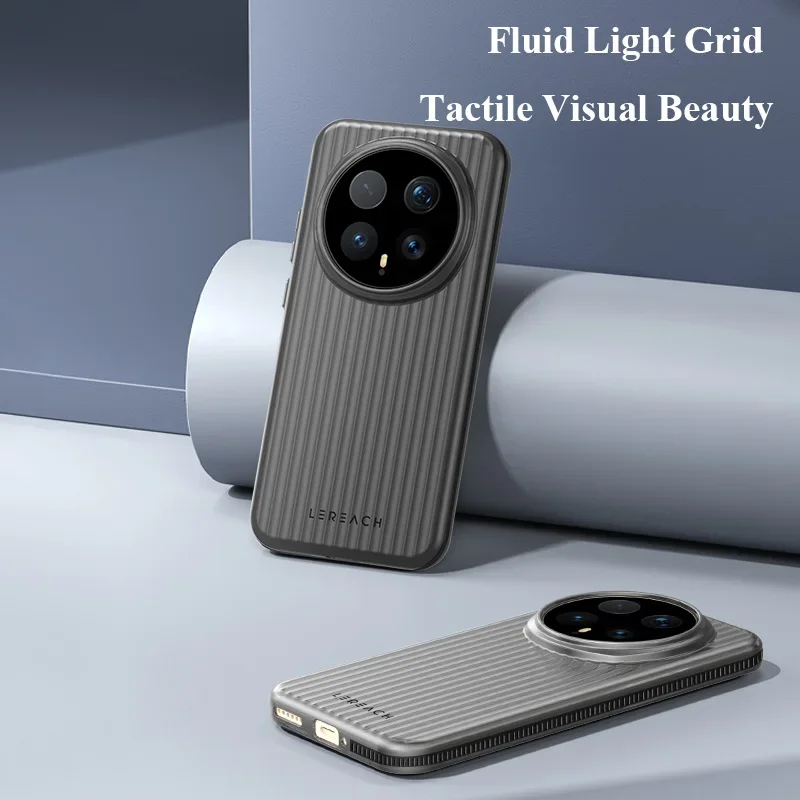 LR Toc ICICLE لهاتف Honor Magic 8 Pro حافظة ثلاثية الأبعاد مضادة للانزلاق مقابض جانبية على مستوى ميكرون متجمد غطاء خلفي جراب هاتف