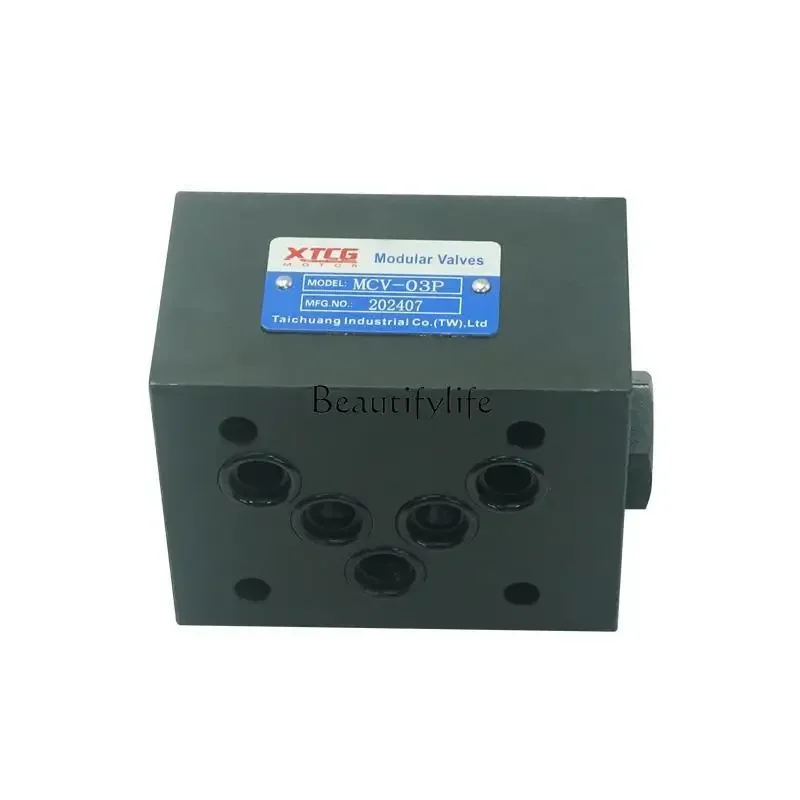 

YJ221Check valve MCV02PMCV02AMCV02BMCV03PMCV03A hydraulic valve stack
