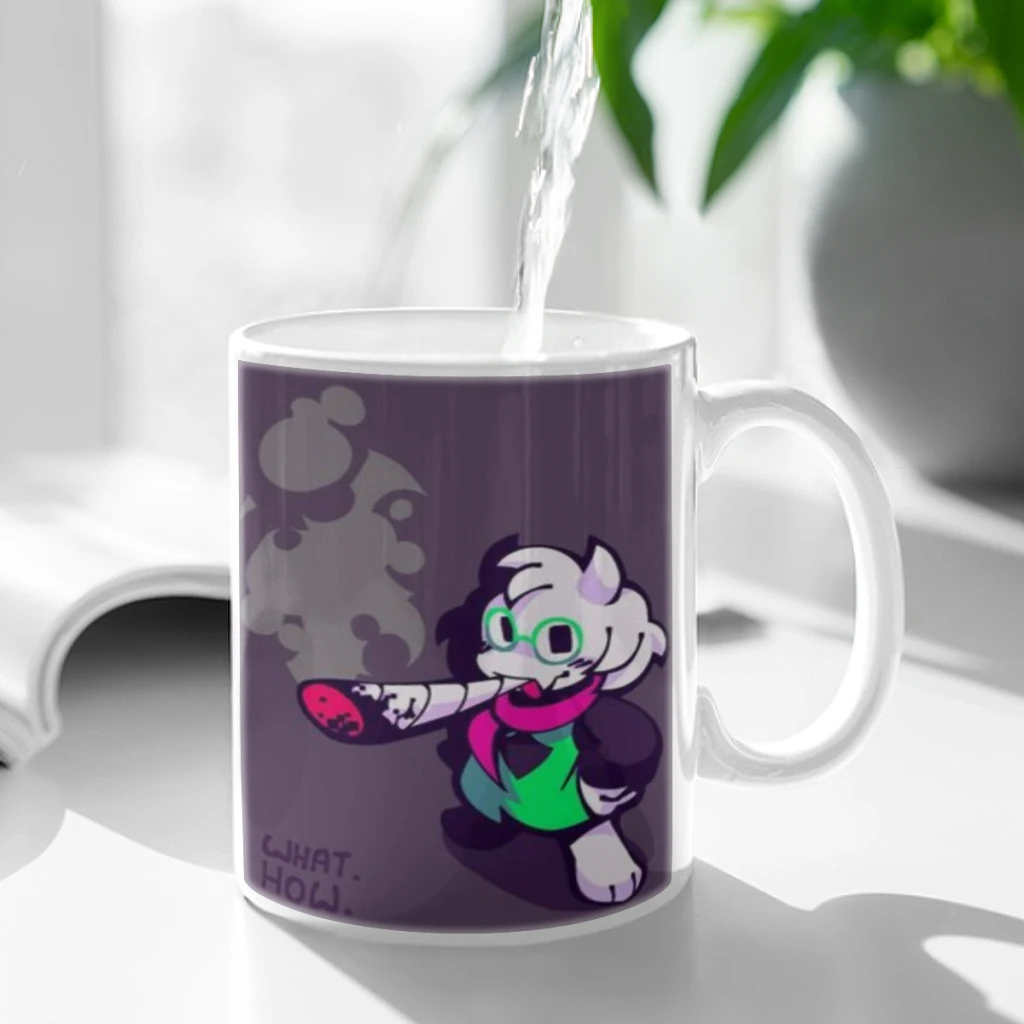 Deltarune Game Coffee Mug 11oz Fun Ceramic Coffee Tea Cocoa Cup Handle Tea Drink Cup