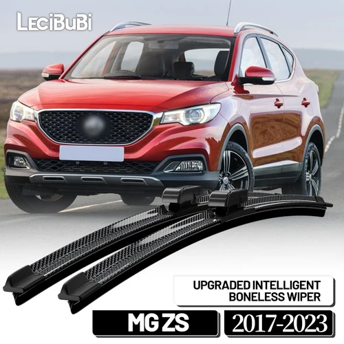 Para MGZS MG ZS 2017-2023 2018 2019 2020 2021 2022 2 uds limpiaparabrisas delantero limpiaparabrisas fibra de carbono